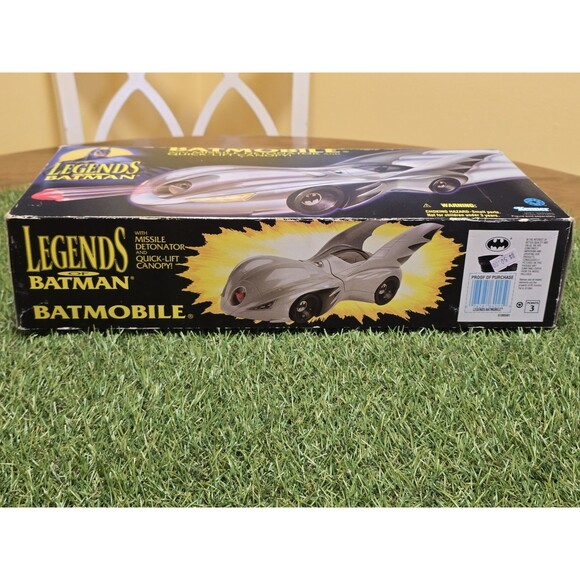1994 Legends Batmobile Legends of Batman w/Missile Detonator Kenner Open Box TRU - Picture 12 of 16